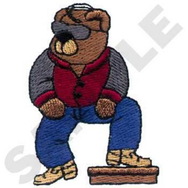 Picture of Cool Bear Machine Embroidery Design