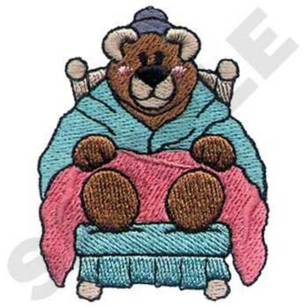 Picture of Grandma Bear Machine Embroidery Design