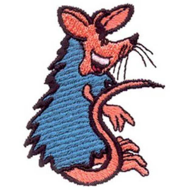 Picture of Opossum Machine Embroidery Design