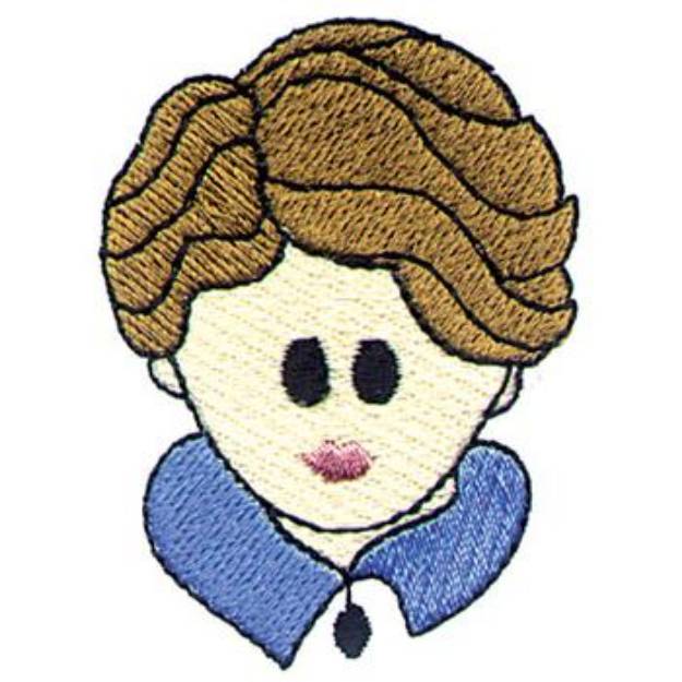 Picture of Little Boy Machine Embroidery Design