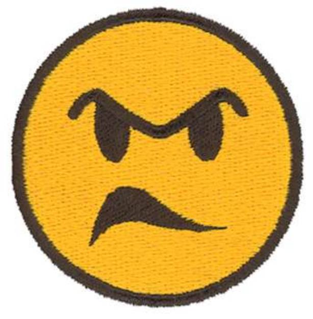 Picture of Mad Face Machine Embroidery Design