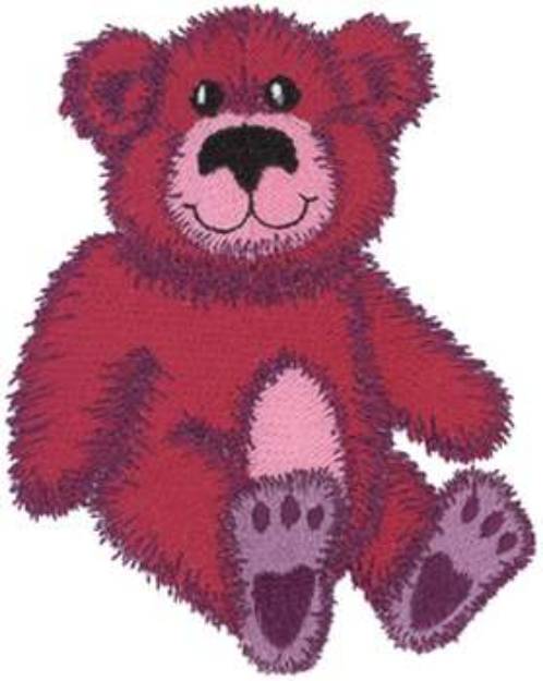 Picture of Fuzzy Bear Machine Embroidery Design