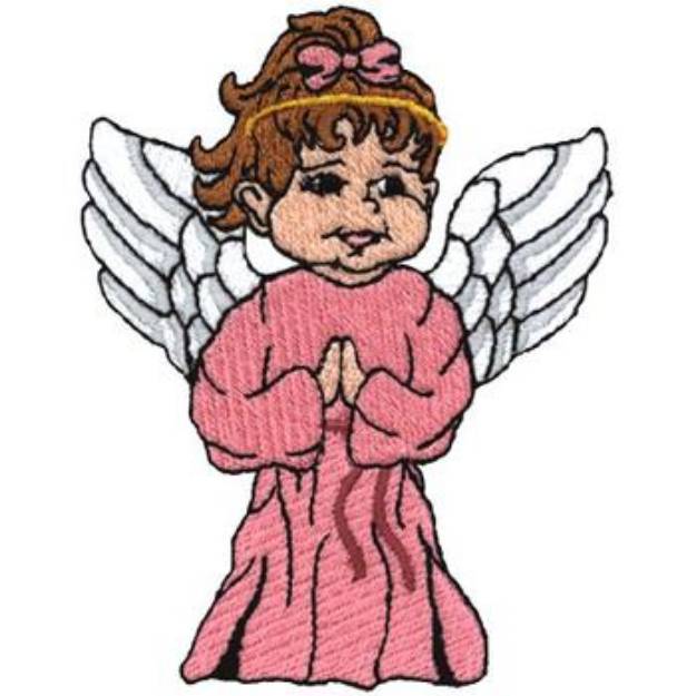 Picture of Angel Girl Machine Embroidery Design