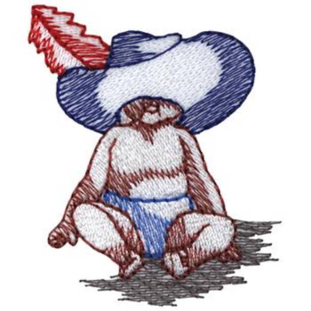 Picture of Baby Musketeer Machine Embroidery Design