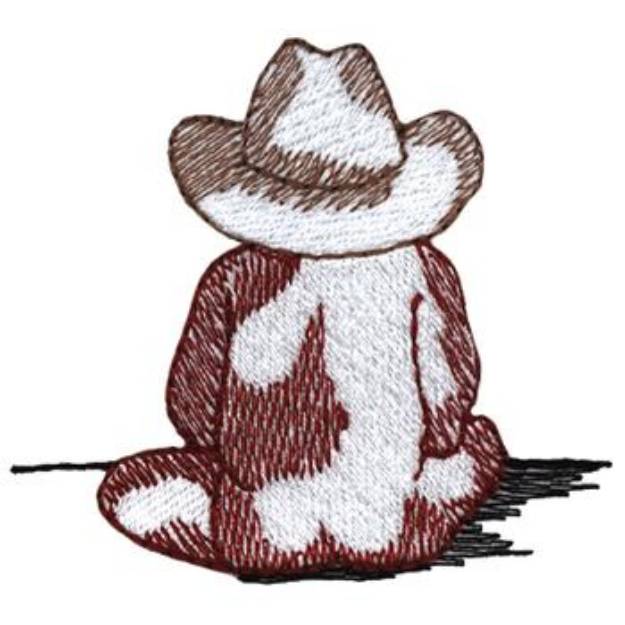 Picture of Baby Cowboy Machine Embroidery Design