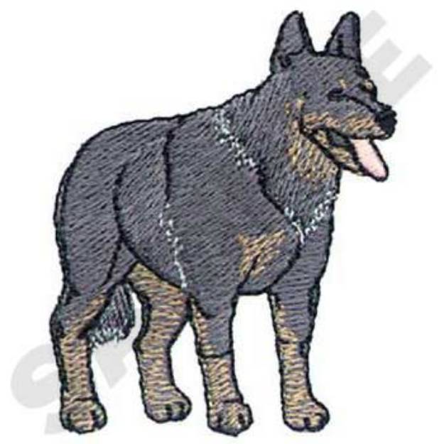 Picture of Australian Cattle Dog Machine Embroidery Design