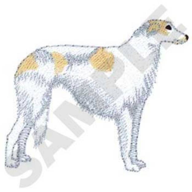 Picture of Borzoi Machine Embroidery Design