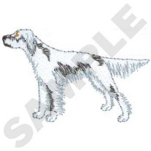 Picture of English Setter Machine Embroidery Design