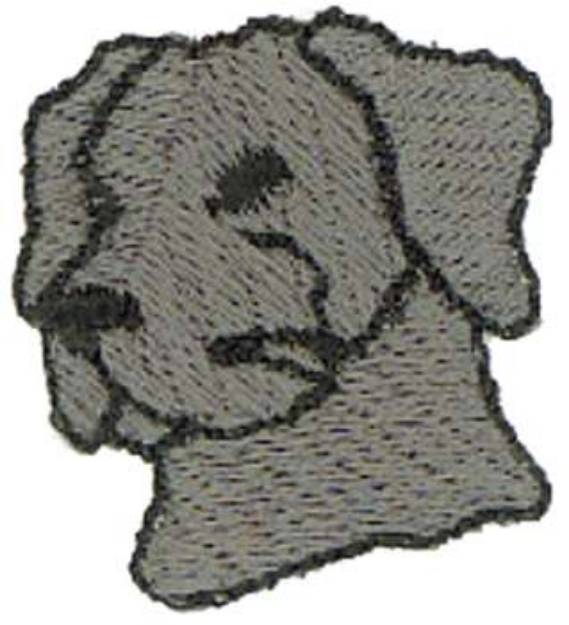 Picture of Dog Head Machine Embroidery Design