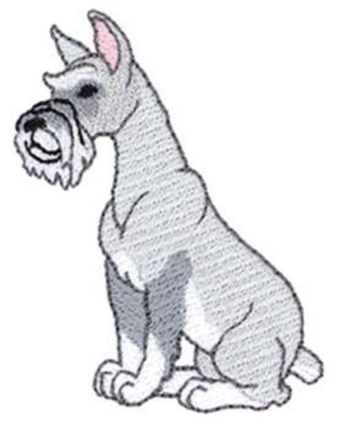 Picture of Schnauzer Machine Embroidery Design