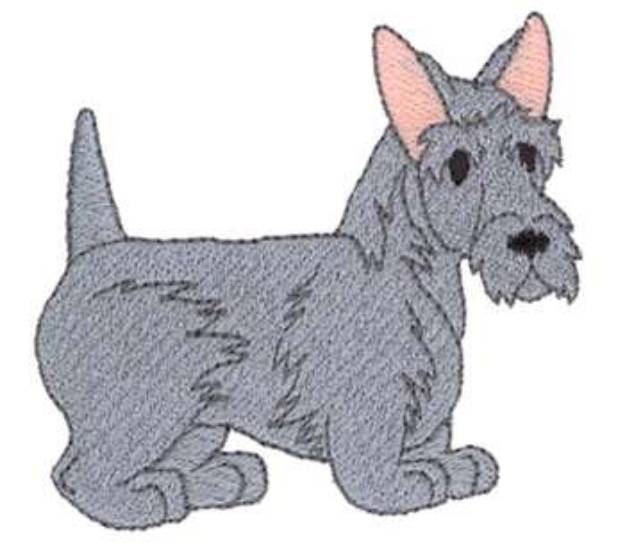 Picture of Scotty Dog Machine Embroidery Design