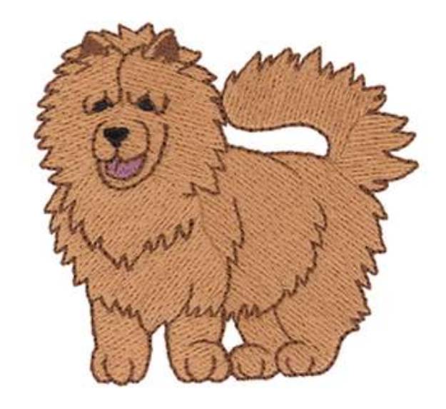 Picture of Chow Chow Machine Embroidery Design