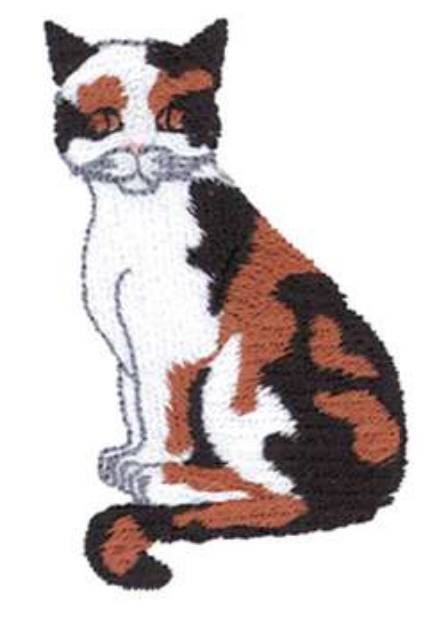 Picture of Calico Cat Machine Embroidery Design