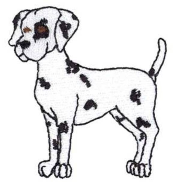 Picture of Dalmatian Machine Embroidery Design