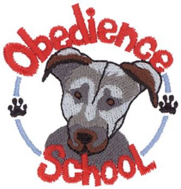 Picture of Obedience School Machine Embroidery Design