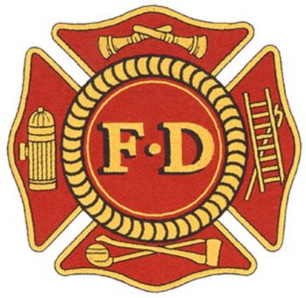 Fire Dept. Logo Machine Embroidery Design | Embroidery Library at ...