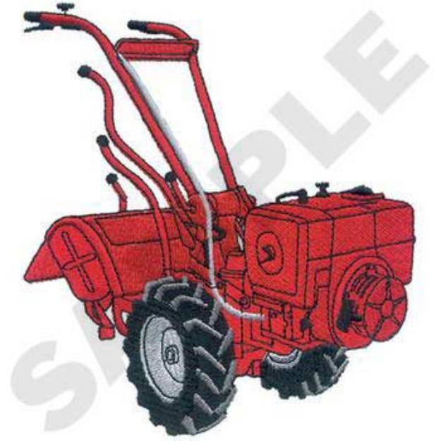 Picture of Rototiller Machine Embroidery Design