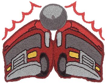 Fire Department Logo Machine Embroidery Design