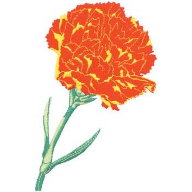 Picture of Carnation Machine Embroidery Design