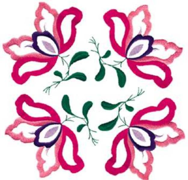 Picture of Floral Design Machine Embroidery Design