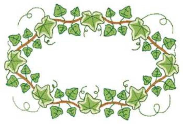 Picture of Ivy Border Machine Embroidery Design