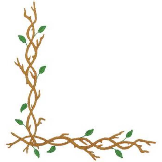 Picture of Branch Border Machine Embroidery Design