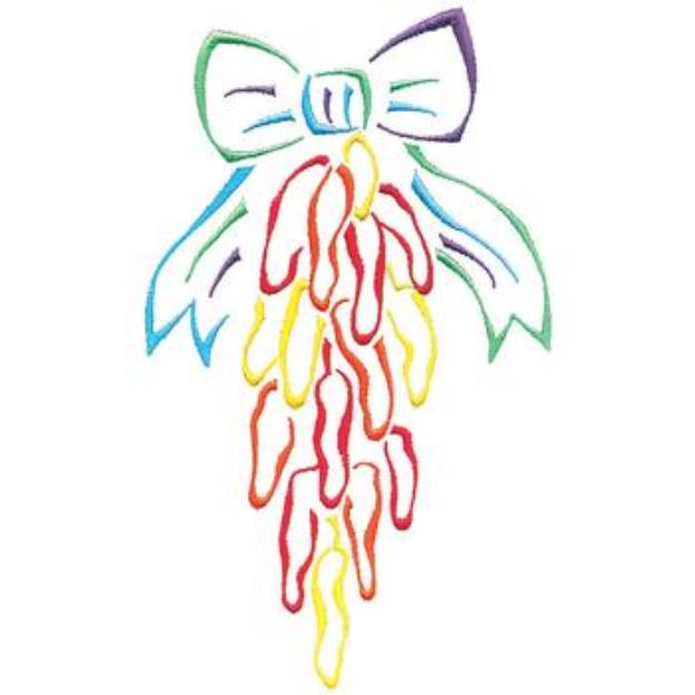 Picture of Chili Ristra Machine Embroidery Design