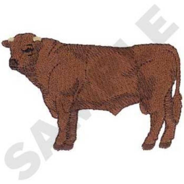 Picture of Shorthorn Hereford Machine Embroidery Design