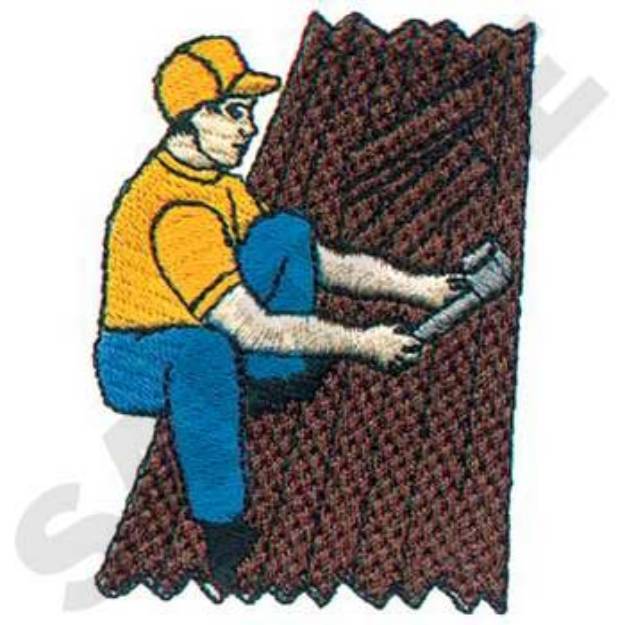 Picture of Roofer Machine Embroidery Design