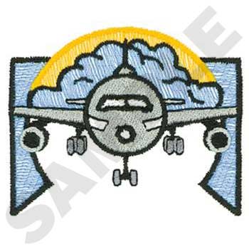 Pilot Logo Machine Embroidery Design