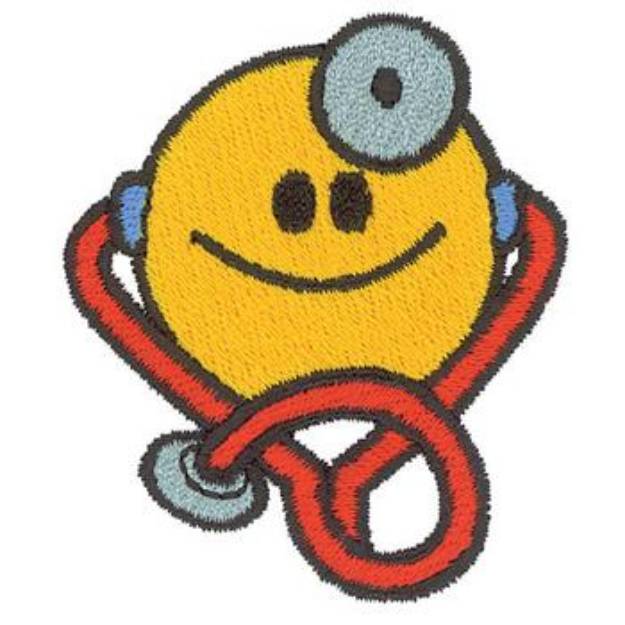 Picture of Smiley Doctor Machine Embroidery Design