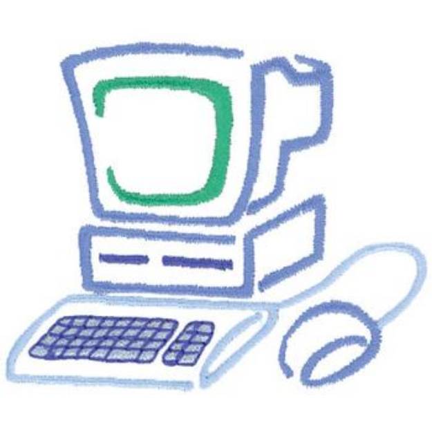 Picture of Desktop Computer Machine Embroidery Design