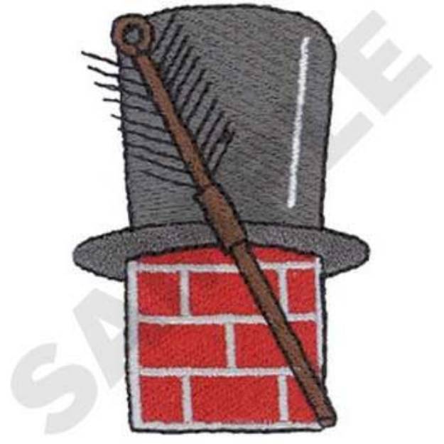 Picture of Chimney Sweep Logo Machine Embroidery Design