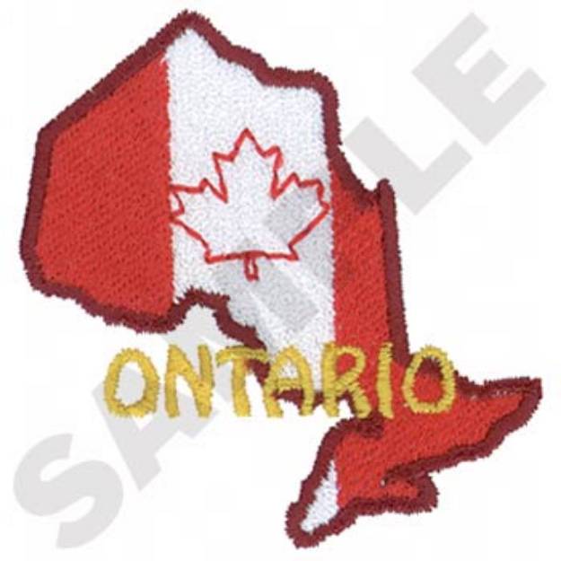 Picture of Ontario Machine Embroidery Design