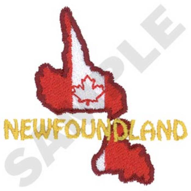 Picture of New Foundland Machine Embroidery Design