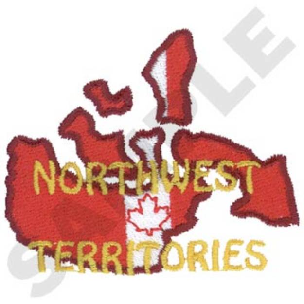 Picture of Northwest Territories Machine Embroidery Design