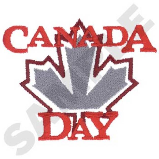 Picture of Canada Day Machine Embroidery Design