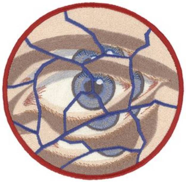 Picture of Abstract Eye Machine Embroidery Design