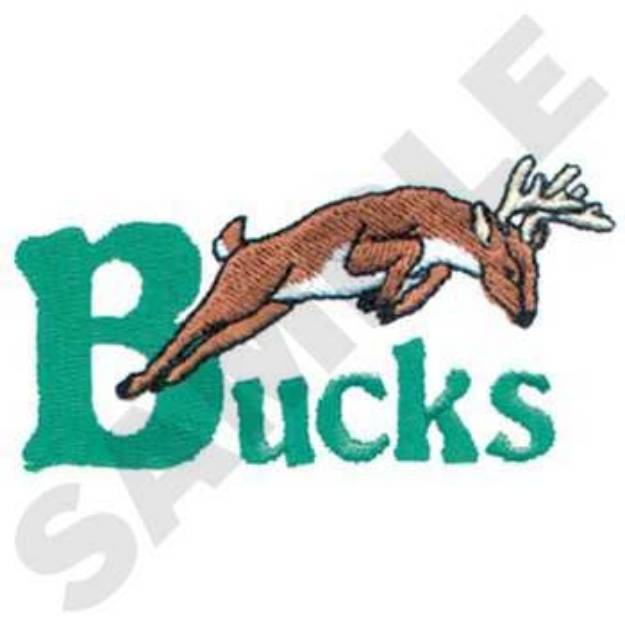 Picture of Bucks Machine Embroidery Design