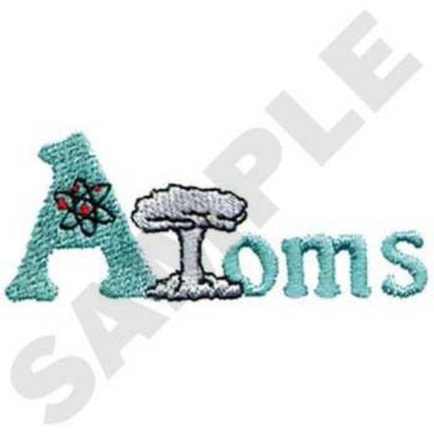 Picture of Atoms Machine Embroidery Design