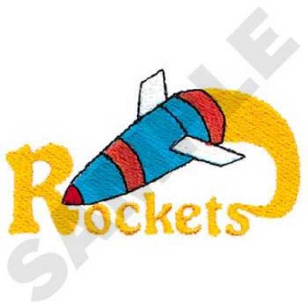 Picture of Rockets Machine Embroidery Design