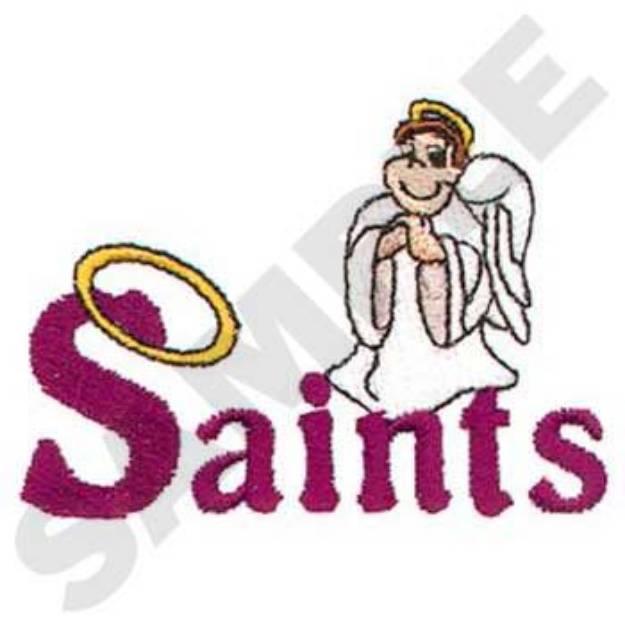 Picture of Saints Machine Embroidery Design