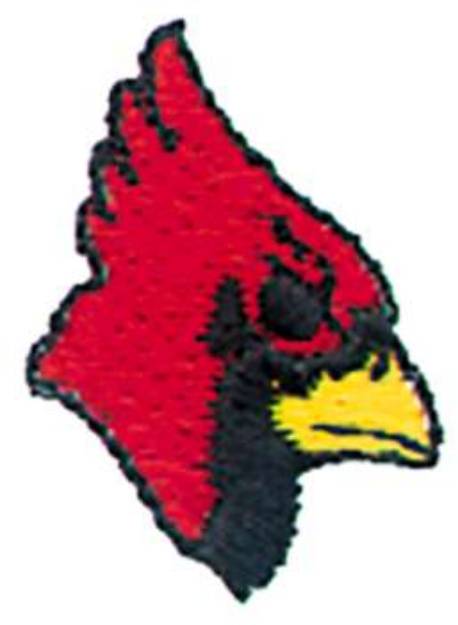 Picture of 1 inch Cardinal Head Machine Embroidery Design