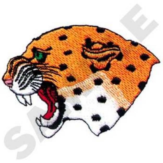 Picture of Leopard Head Machine Embroidery Design