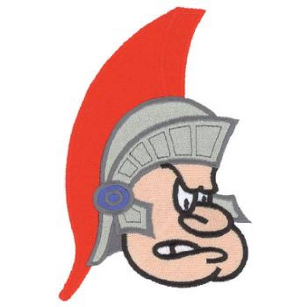 Picture of Trojan Head Machine Embroidery Design