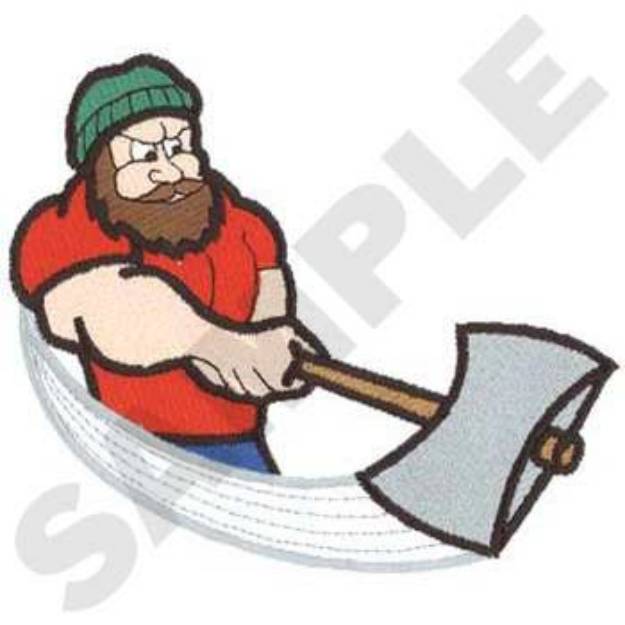 Picture of Lumberjack Machine Embroidery Design