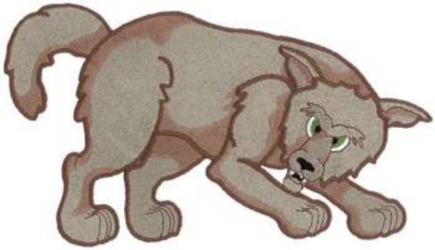 Picture of Coyote Machine Embroidery Design