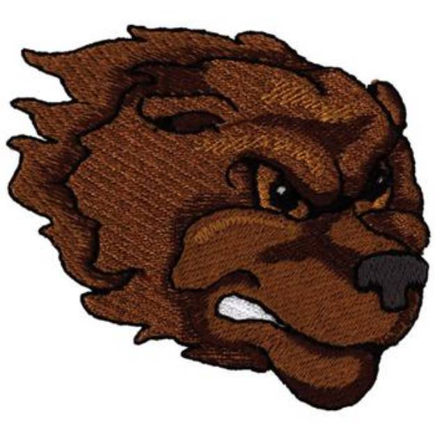 Picture of Bear Head Machine Embroidery Design