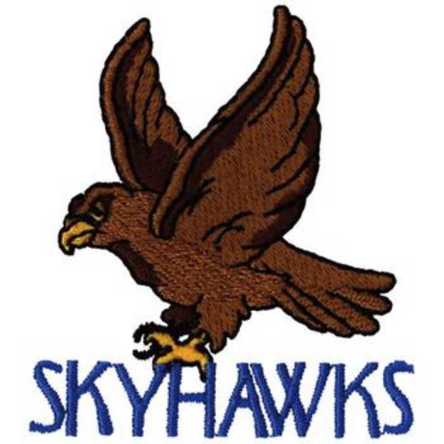 Picture of Skyhawks Machine Embroidery Design