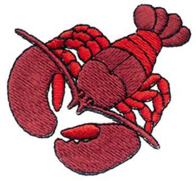 Picture of Lobster Machine Embroidery Design